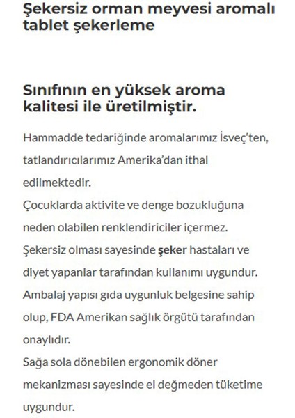 Şekersiz Şeker Karma Stand 10R*48'Lİ