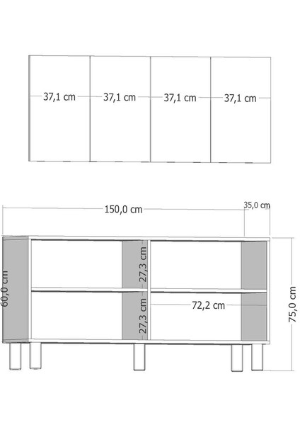 Hookdd (KB150) Konsol Beyaz-Altın fiyatları