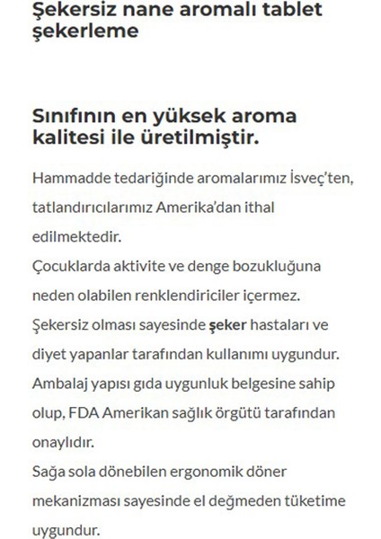 Şekersiz Şeker Karma Stand 10R*48'Lİ