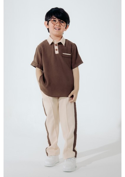 Erkek Çocuk Yazlık Polo Yaka Modal 2'li Takım