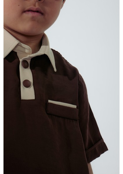 Erkek Çocuk Yazlık Polo Yaka Modal 2'li Takım modelleri