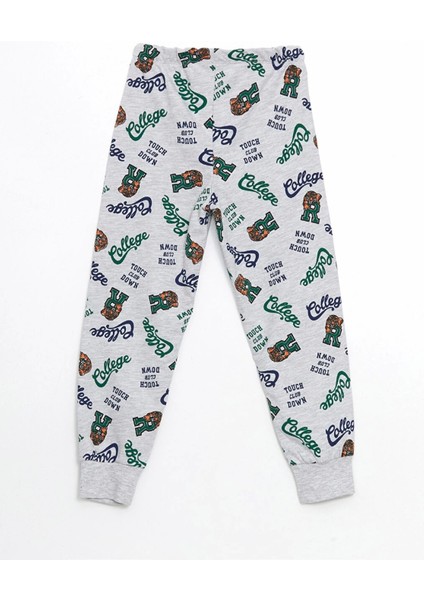 Lcw Kids Gri Bisiklet Yaka Erkek Çocuk Pijama Takımı indirimleri