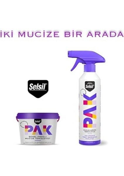 Pak 500ML Köpük + Krem 500GR Genel Amaçlı Temizleyici