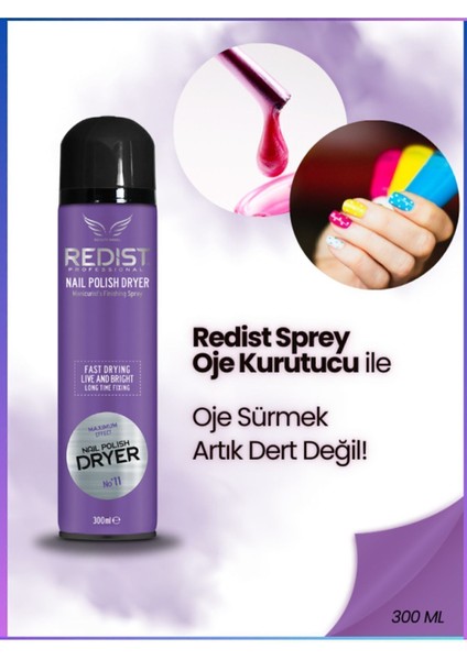 Hızla Kuruyan Oje Kurutucu Sprey - Bulaşmayı Önleyici Etki, 300 ml, Şeffaf Tırnak Bakımı İçin Özel Formül fiyatları