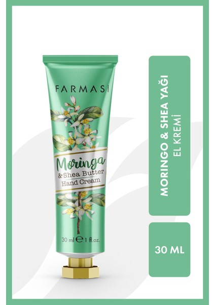 Morınga ve Shea Yağı ile Zenginleştirilmiş El Kremi - İpeksi Yumuşaklık ve Derin Nemlendirme, 30 ml fiyatları