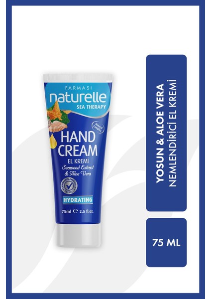 Naturelle Deniz Mineralleri İçeren Ferahlatıcı Etkili Nemlendirici El Kremi, 75 ml fiyatları