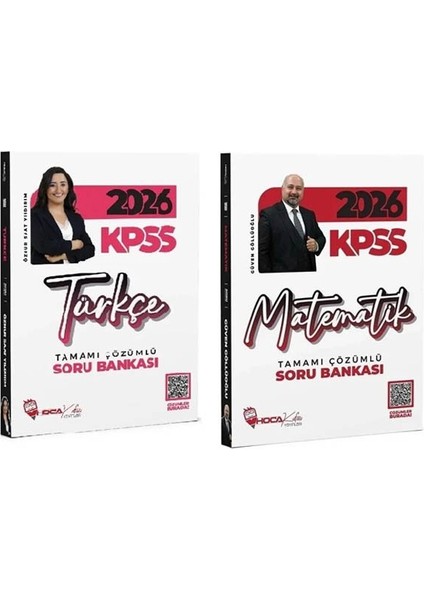 Hoca Kafası 2026 Kpss Türkçe + Matematik Soru Bankası 2 Li Set