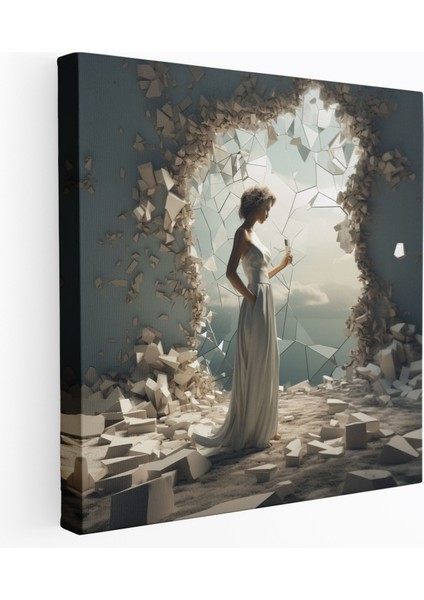 Sürreal Reddedilme Duvar Sanatı - Reddedilme Sürrealizm Kanvas Tablo