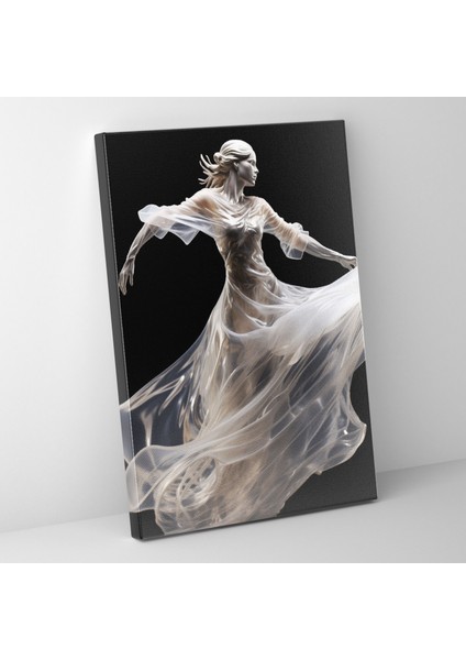 Gerçekçi Cam Heykel Duvar Dekorasyonu - Sanatsal ve Zarif Cam Heykel Hareketli Orta Boyutlu