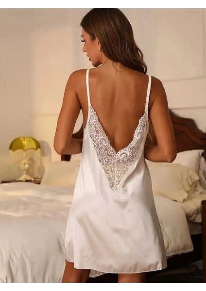 Kadın Ip Askılı Dantelli Sandy Gecelik fırsatları