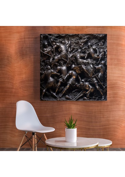 Rönesans Şövalyeleri Metal Işlemeli Duvar Sanatı - Rönesans Rönesans Duvar Sanatı Kanvas Tablo Duvar Dekorasyonu fiyatları