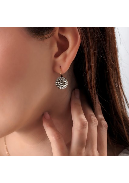 Zarif Işıltı Kadın 2'li Takı Seti Küpe Kolye Takım Bakır El Yapımı Kristal Taşlı Kararma Yapmaz Kutulu fiyatları