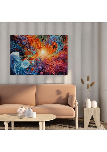 Karışan Psikedelik Kanvas Tablo Baskı fiyatları