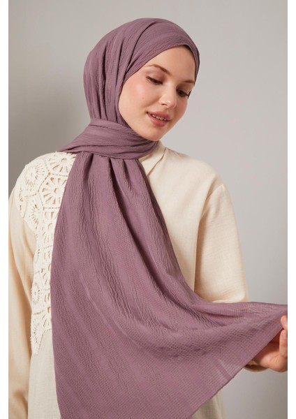 Mürdüm Kendinden Dokulu Natural Line Şal fiyatları