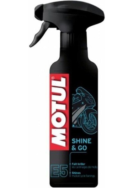 E5 Shine&Go Hızlı Cila - Slikonlu Formül, Motosiklet Plastik Parçaları ve Boya ile Uyumlu, Uzun Süreli Koruma, 2021 Sezonu fiyatları