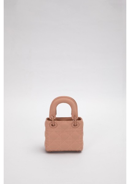 Pembe Mini Boy Aksesuar Detaylı El Çantası fırsatları