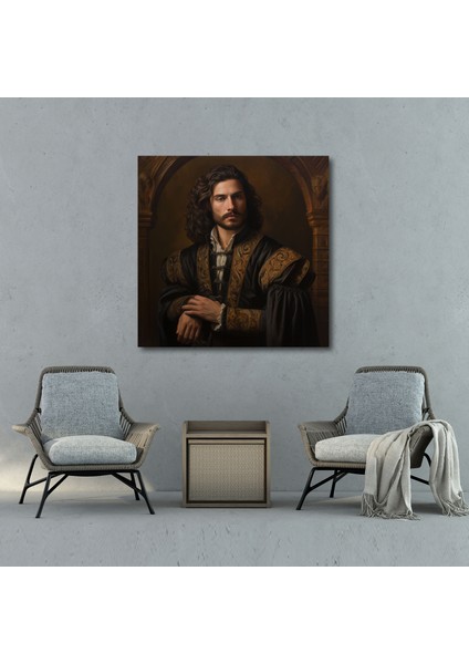 Bir Asil Lordun Rönesans Kanvas Tablosu - Rönesans Duvar Sanatı Asil Lord fiyatları