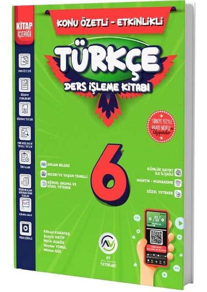 Av 2026 6. Sınıf Türkçe Ders Işleme Kitabı Yeni Marif Modele Uygun