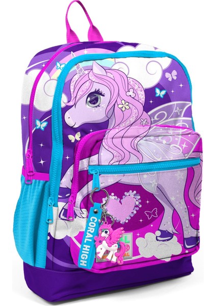Mor Pembe Unicorn Desenli 2’li Okul Çanta Seti SET0123708 fiyatları