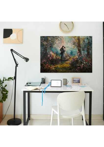 Rokoko Tarzı Resim Kanvas Tablo - Ev Dekorasyonu Için Kanvas Duvar Sanatı modelleri