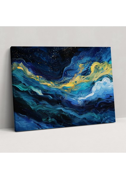 Vincent Van Gogh Yıldızlı Gece Kanvas Tablo - Duvar Dekorasyonu Vincent Van Gogh