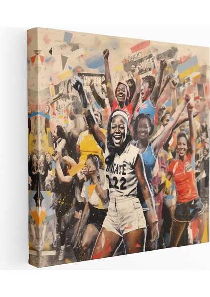 Zafer Kutlaması Koleksiyonu Kanvas Tablo Baskısı