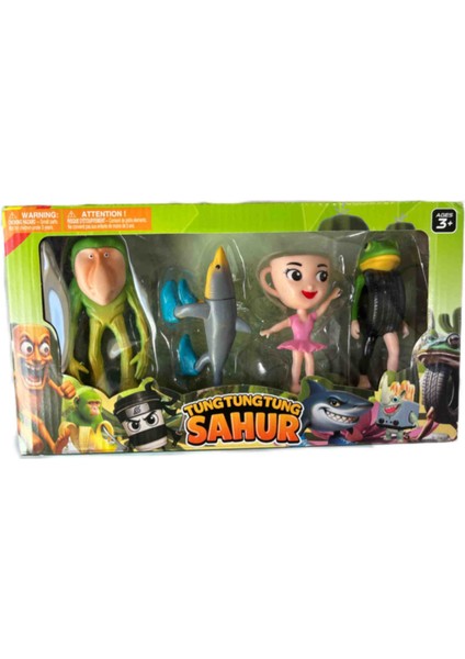 Braınrot 4 Lü Figür