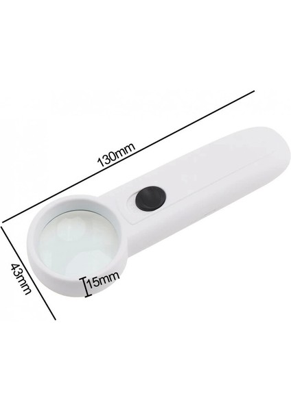15X Çok Fonksiyonlu 2 LED Işıklı Taşınabilir El Büyüteç fiyatları