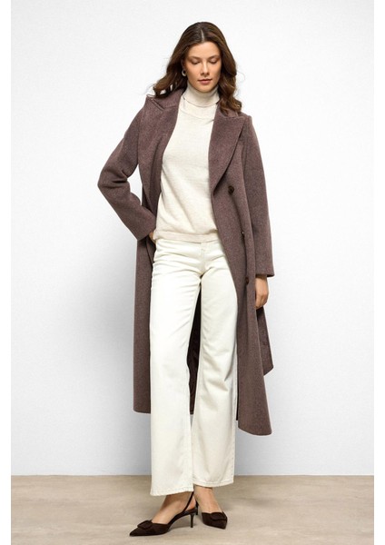 Ceket Yaka Kruvaze Ara Boy Kaban Latte 3094 fiyatları