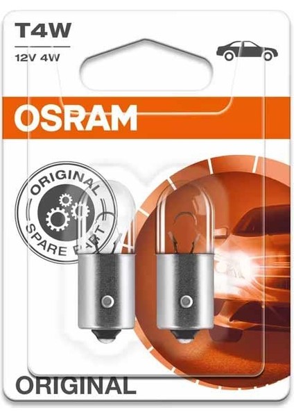 Yardimci Lamba Motosiklete Uygun T4W 12V 4W 35LM 3893-2BL