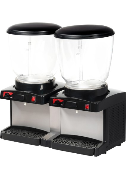 Manuel Ikili Soğuk Içecek Dispenseri, 2X22 Litre Fıskiyeli
