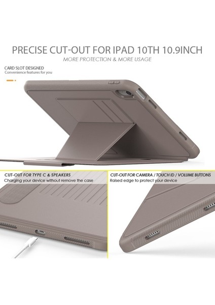 Apple iPad 7. Nesil 10.2" Kılıf Multifunction Leather Case A2197 A2198 A2200 indirimleri