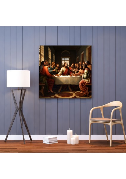 Rönesans 'son Akşam Yemeği' Kanvas Tablo - Leonardo Da Vinci Duvar Sanatı Çoğaltma modelleri