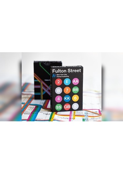 Fulton Street Mta Black Edition Premium Oyun Kağıdı Iskambil Kartları destesi fiyatları