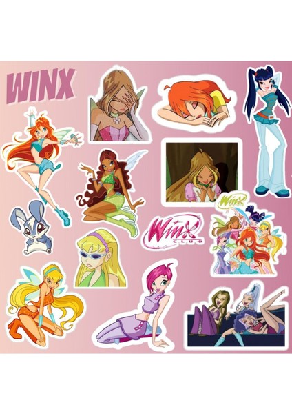 Major Selection Winx Sticker Seti | Laptop Notebook Telefon Etiket Bullet Journal