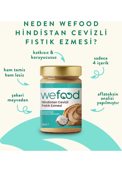 Hindistan Cevizli Fıstık Ezmesi 300 gr fırsatları