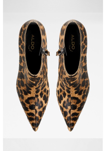 Keralin Bot Yüksek Topuklu Botlar Şık Bot - Kahverengi