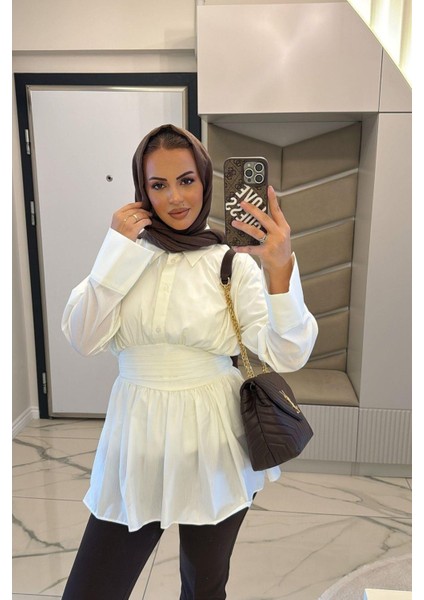 Kadın Sarı Korsaj Detay Gömlek fiyatları