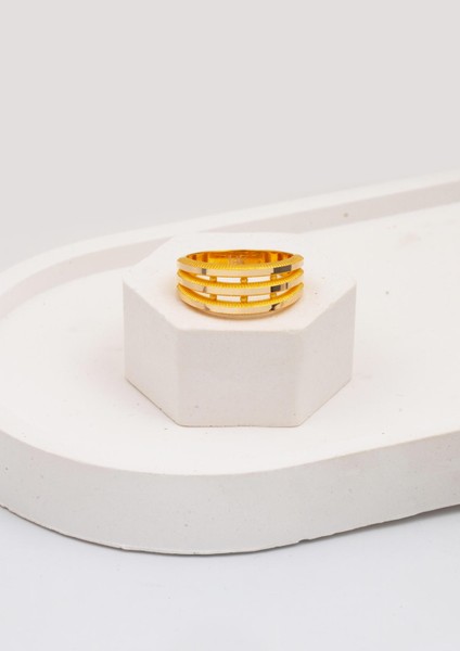 Üçlü Ajda 14 Ayar Altın Yüzük fırsatları