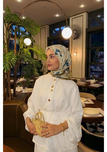 Sarı Ayarlanabilir Kilit Detaylı El Çantası