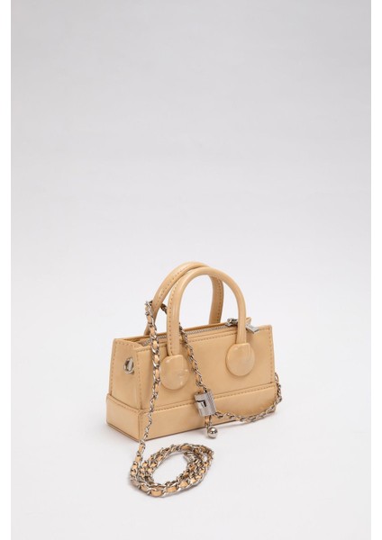 Sarı Ayarlanabilir Kilit Detaylı El Çantası fiyatları