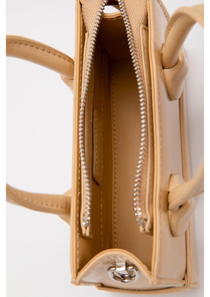 Sarı Ayarlanabilir Kilit Detaylı El Çantası fırsatları