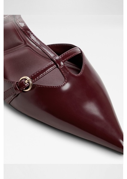 Galatrix Ayakkabı Orta Boy Topuklu - Kırmızı indirimleri