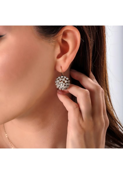 Mega Işıltı Kadın 2'li Takı Seti Küpe Kolye Takım Bakır El Yapımı Kristal Taşlı Kararma Yapmaz Kutulu fiyatları