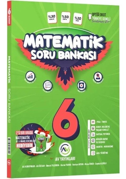 Av 2026 6. Sınıf Matematik Soru Bankası Yeni Marif Modele Uygun
