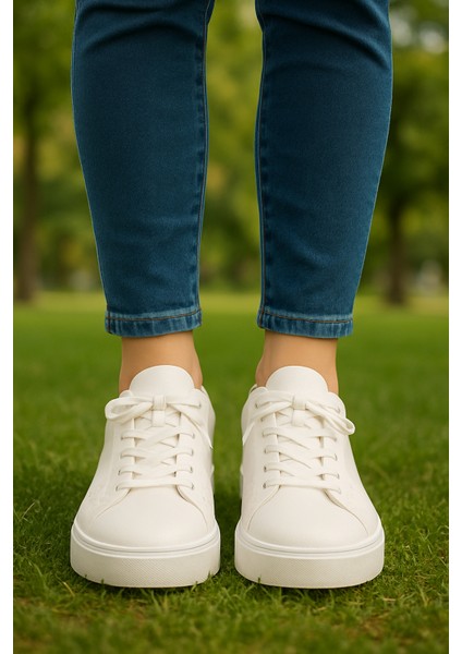 VELORA PARİS Sneakers Beyaz Kombin Ayakkabısı indirimleri