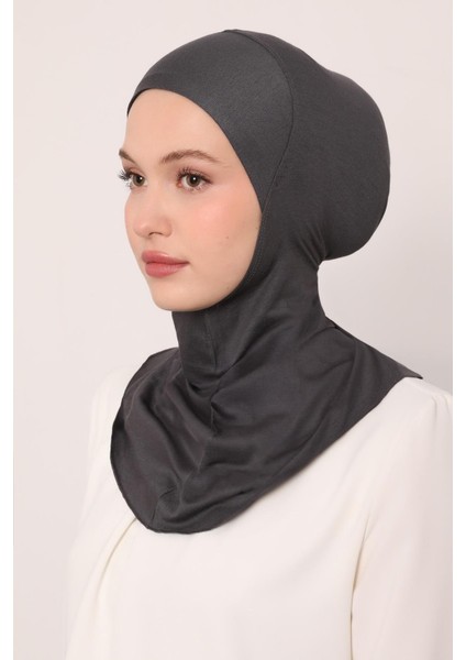 Antrasit Hijabchi Boyunluklu Bone
