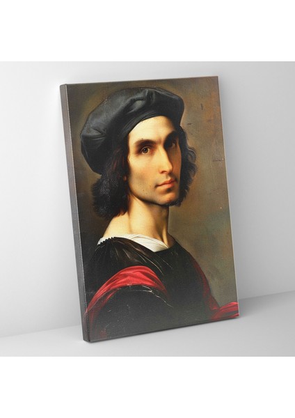 Raffaello Sanzio Portre Kanvas Tablo - Ev Dekorasyonu Duvar Sanatı