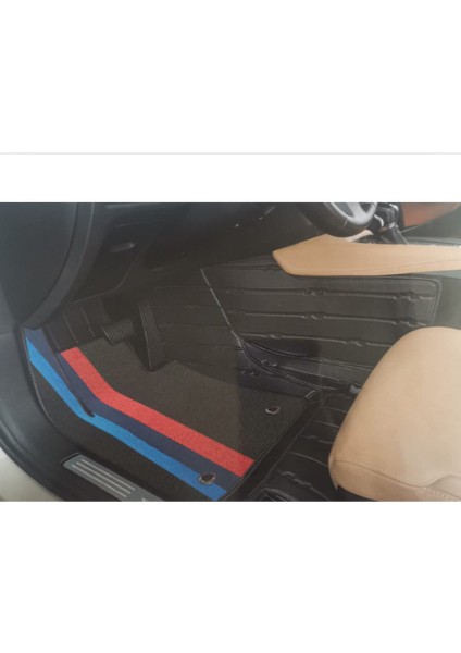 Togg T10X 2024 Sonrası Aracına Özel 8d Çift Katmanlı Havuzlu Paspas Takımı Bagaj ve Sırt Dahil (Royal Desen)