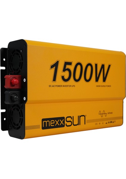 Mexxsun 12V 1500W Tam Sinüs Ups (Remote Ekran) Inverter fırsatları